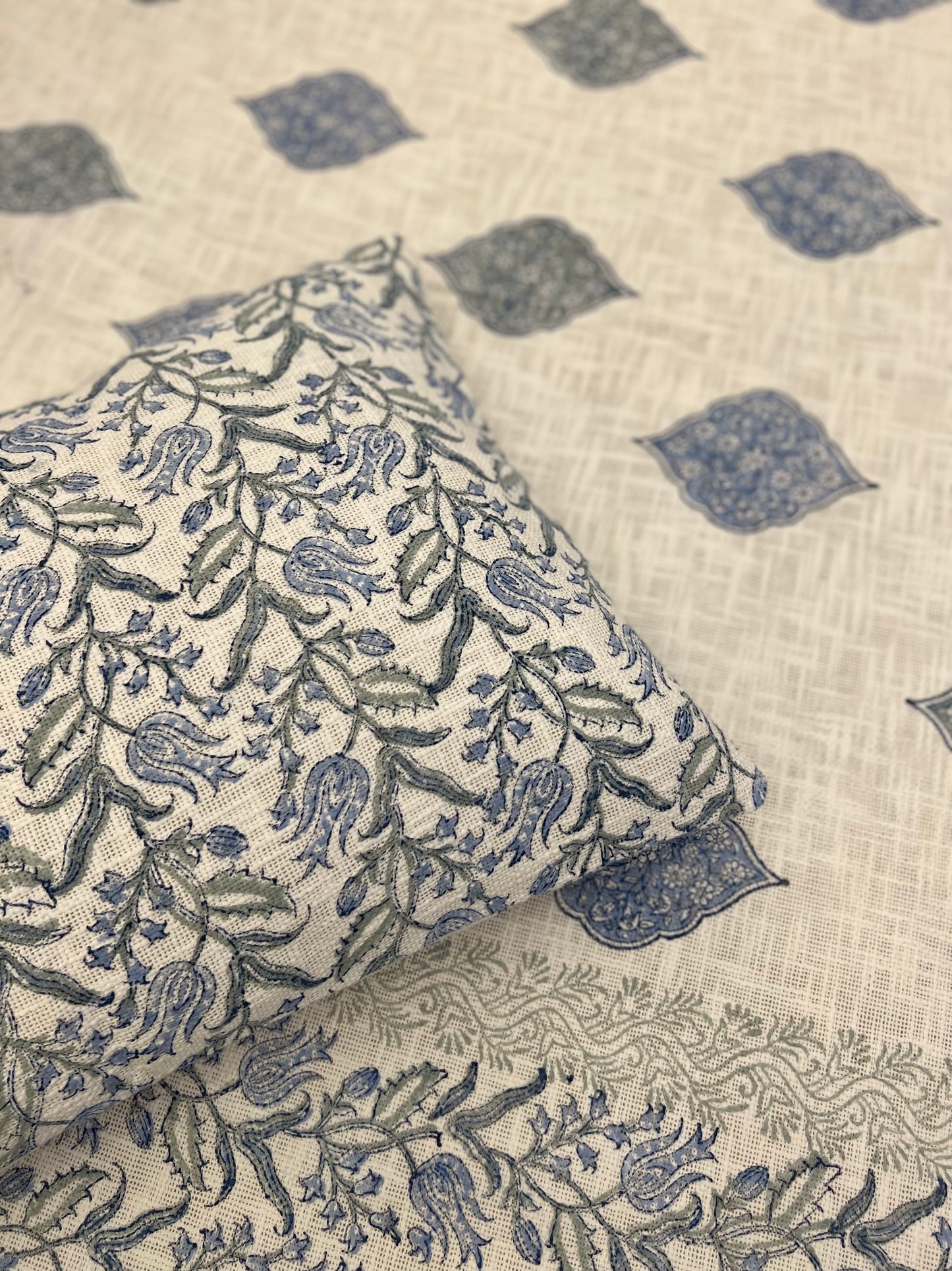 TNT Bedcover | King Size | Hand Block | Heavenly Hues