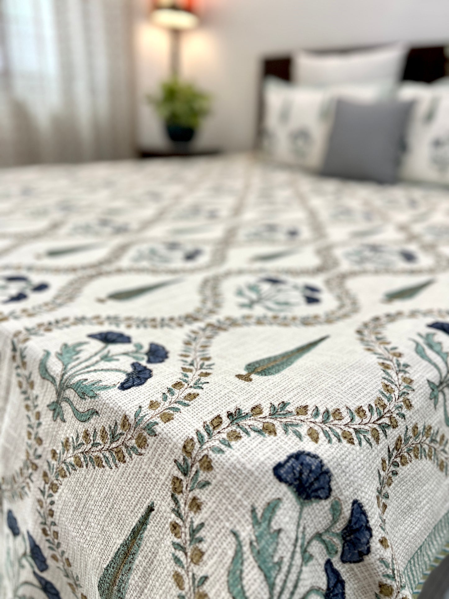 TNT Bedcover | King Size | Hand Block | Regal Harmony