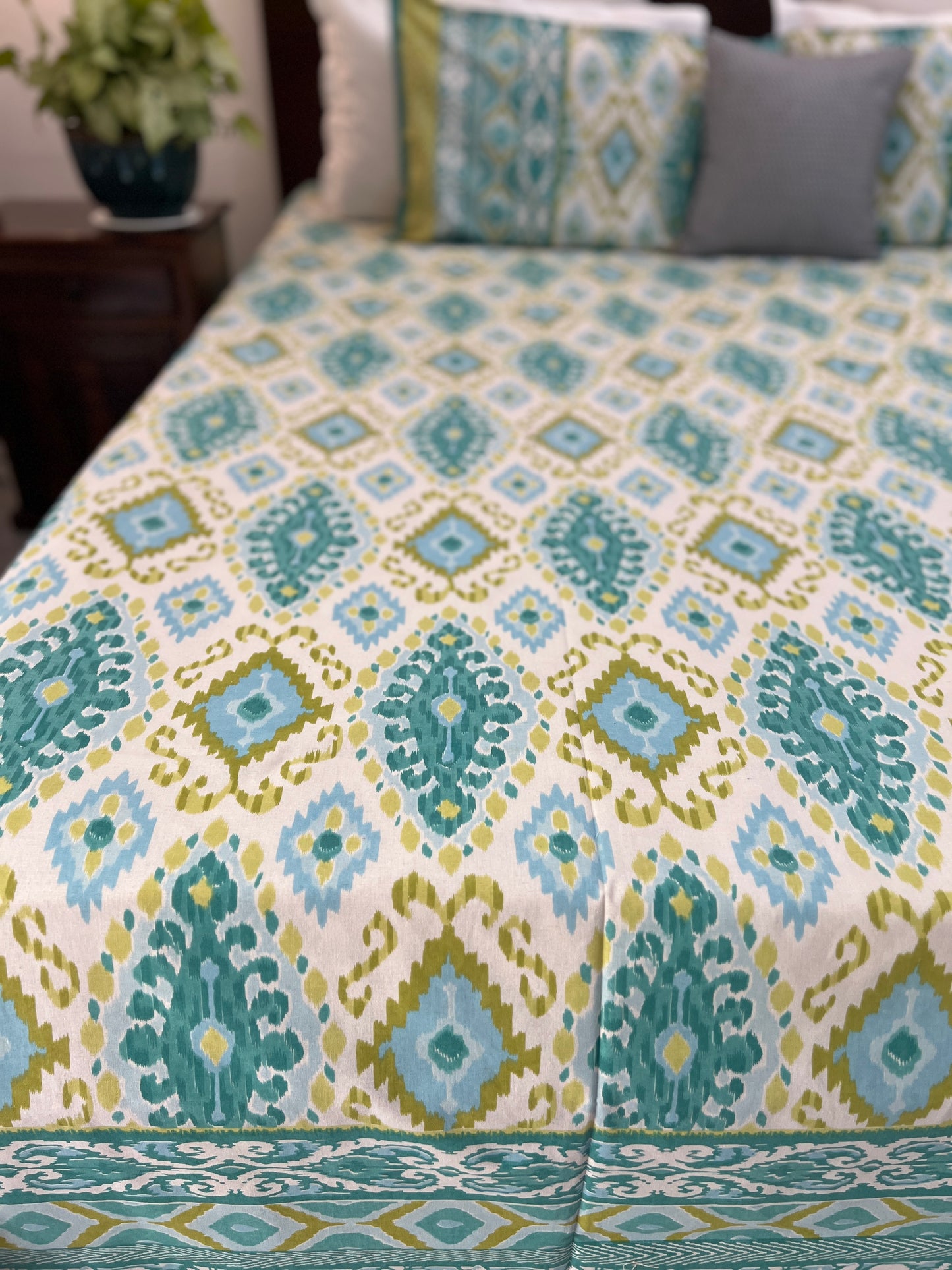 Super King Size | 108*108 Inches | Ocean Oasis