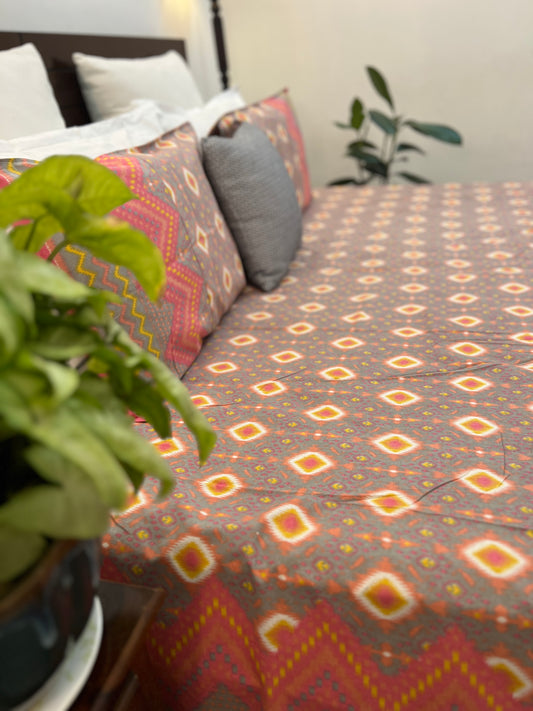 Super King Size | 108*108 Inches | Sunset Glow