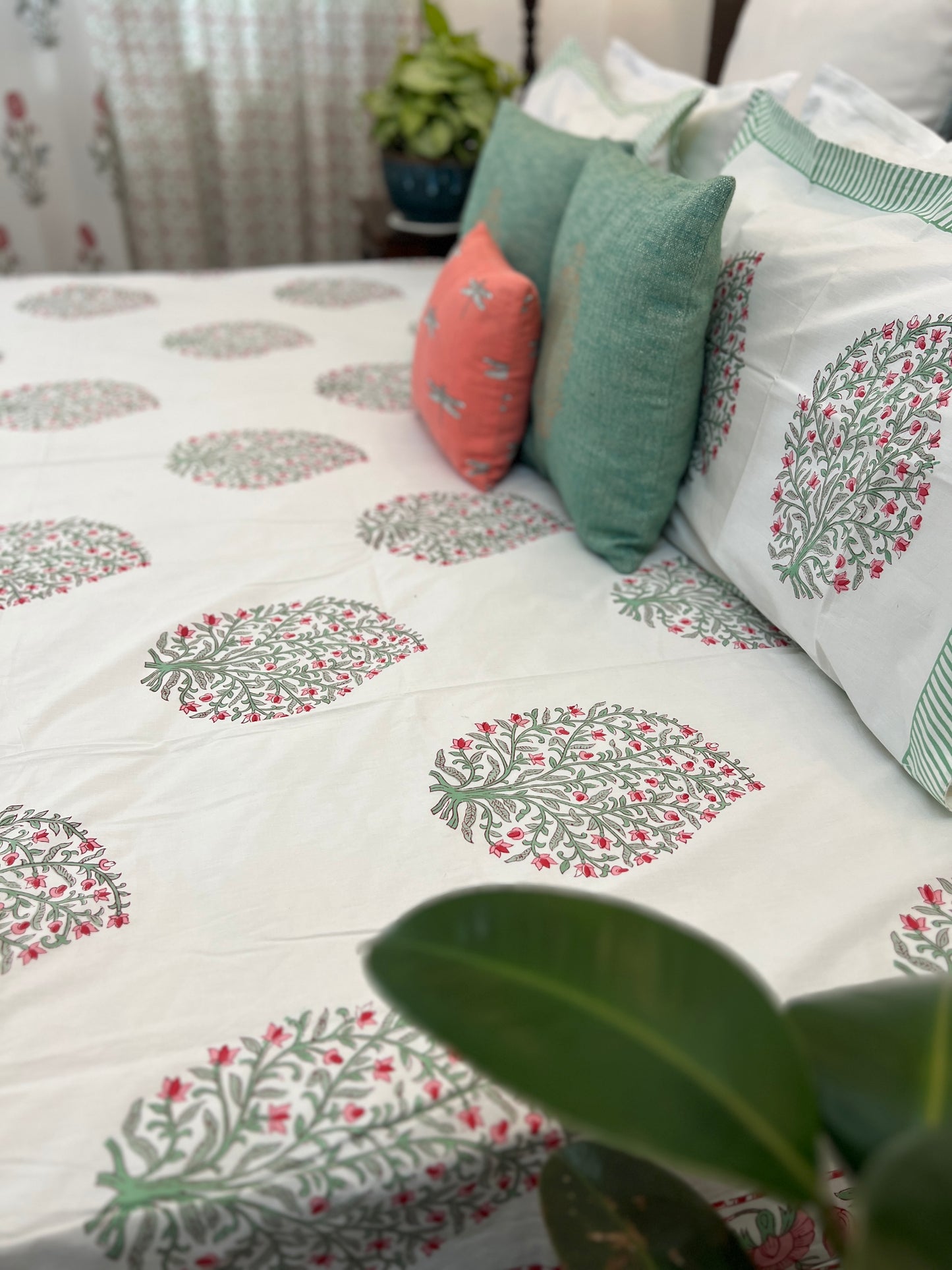 King Size | 90*108 Inches | Ethnic Blocks