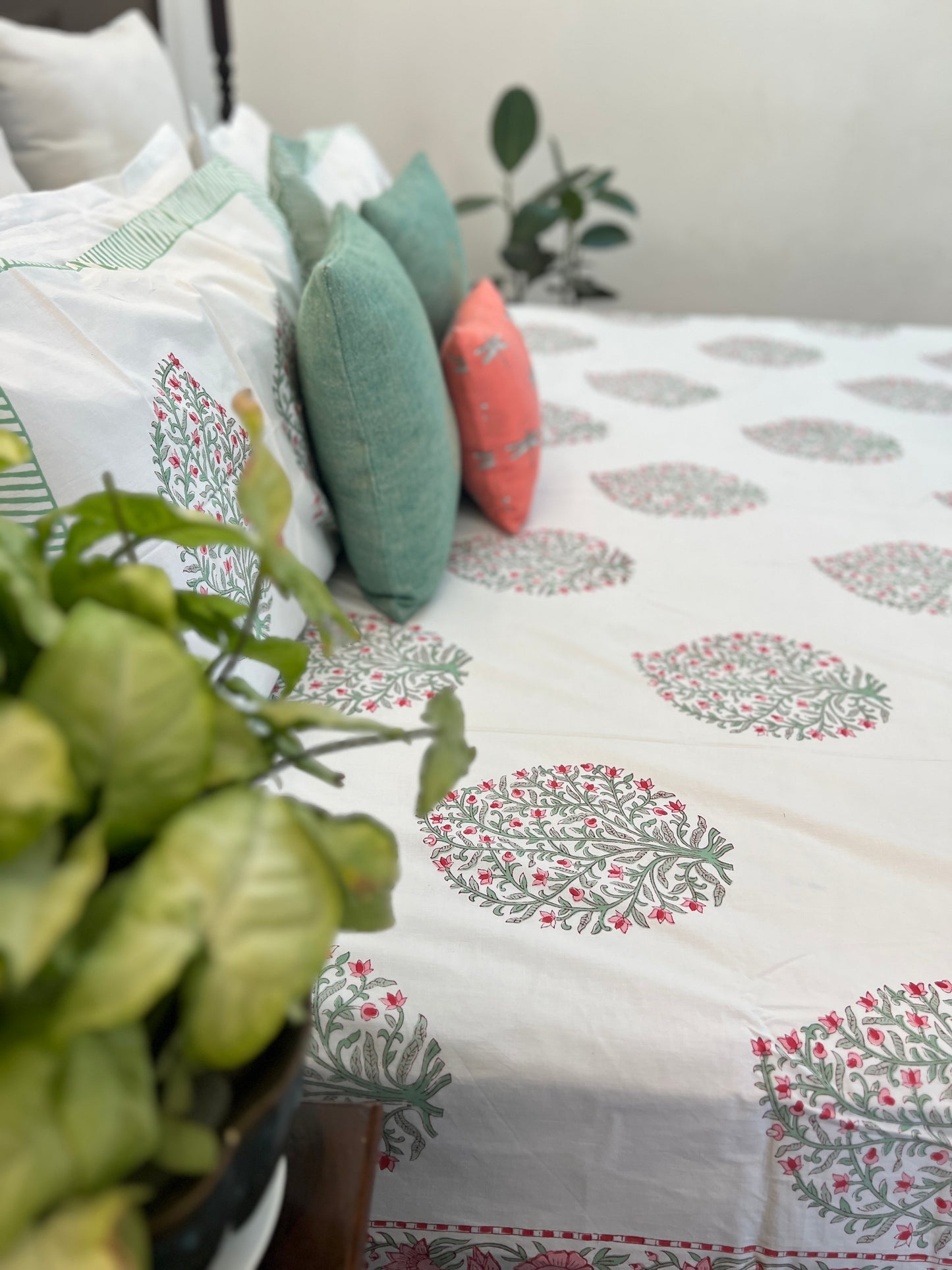 King Size | 90*108 Inches | Ethnic Blocks