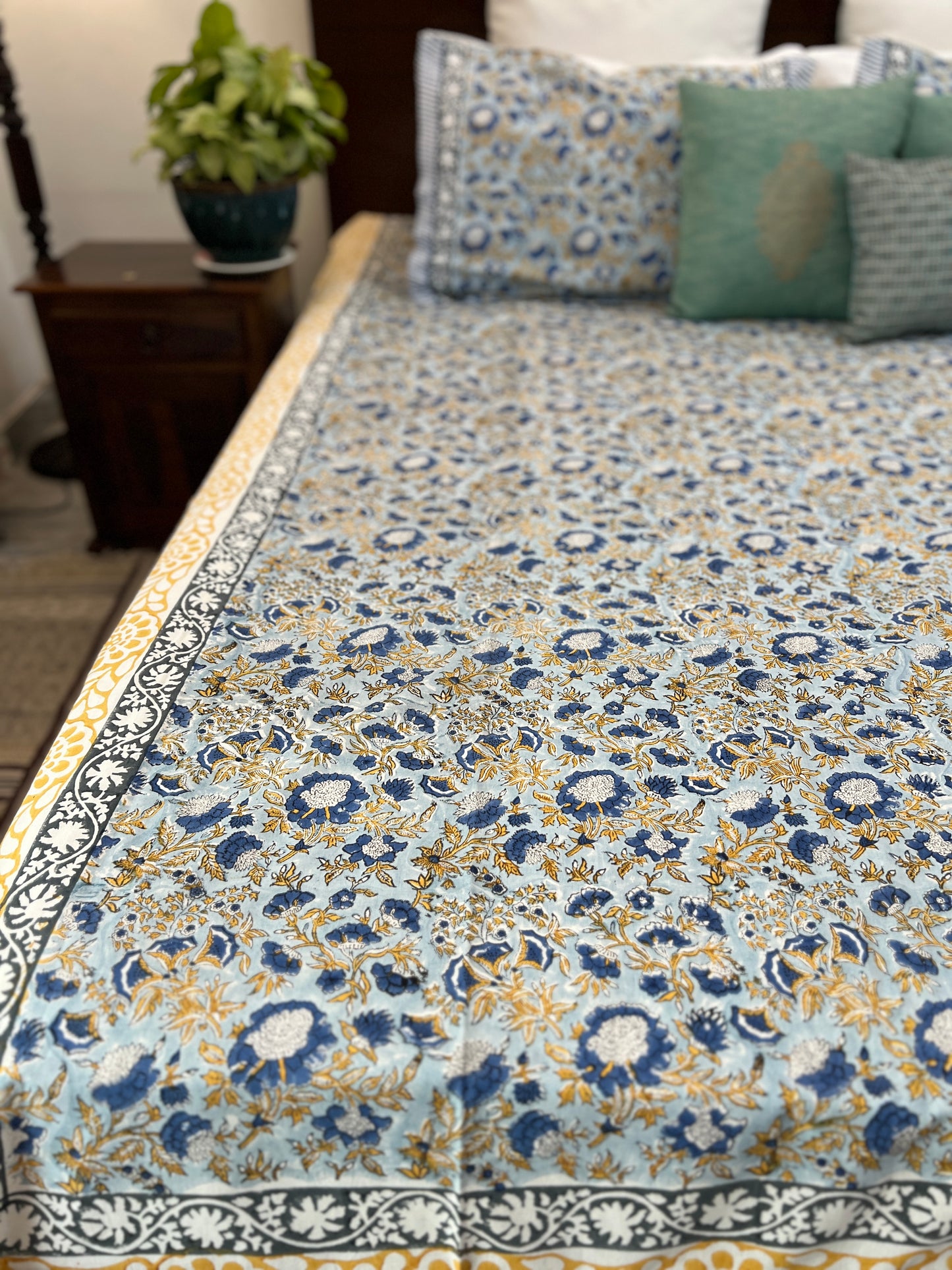 King Size | 90*108 Inches | Jaipur Block