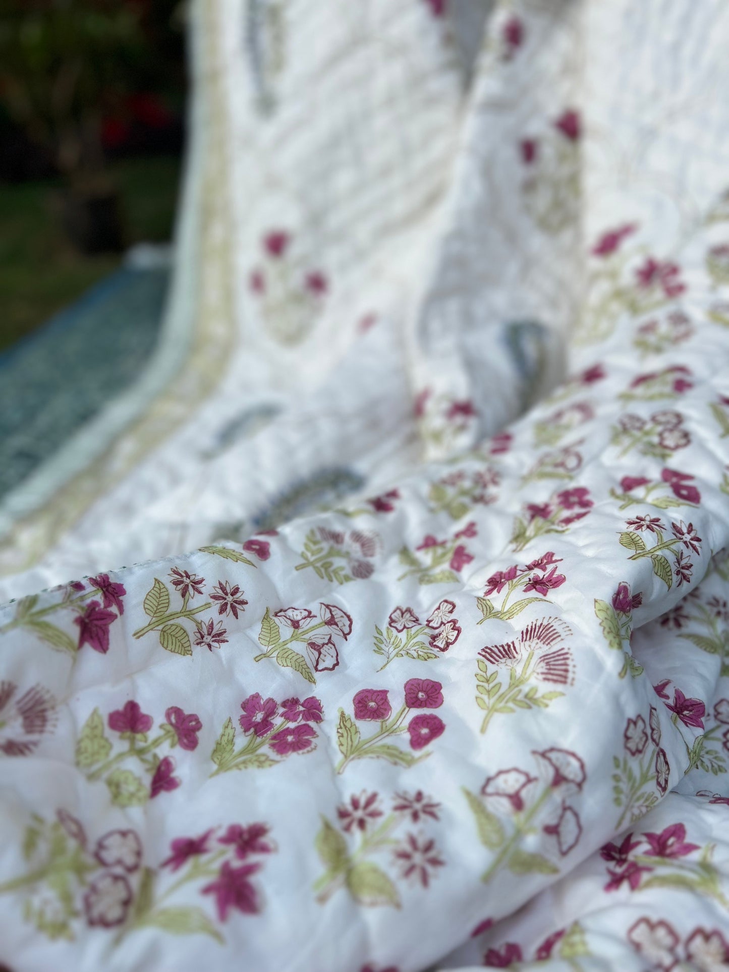 Reversible Hand Block Quilt | Earthen Nest