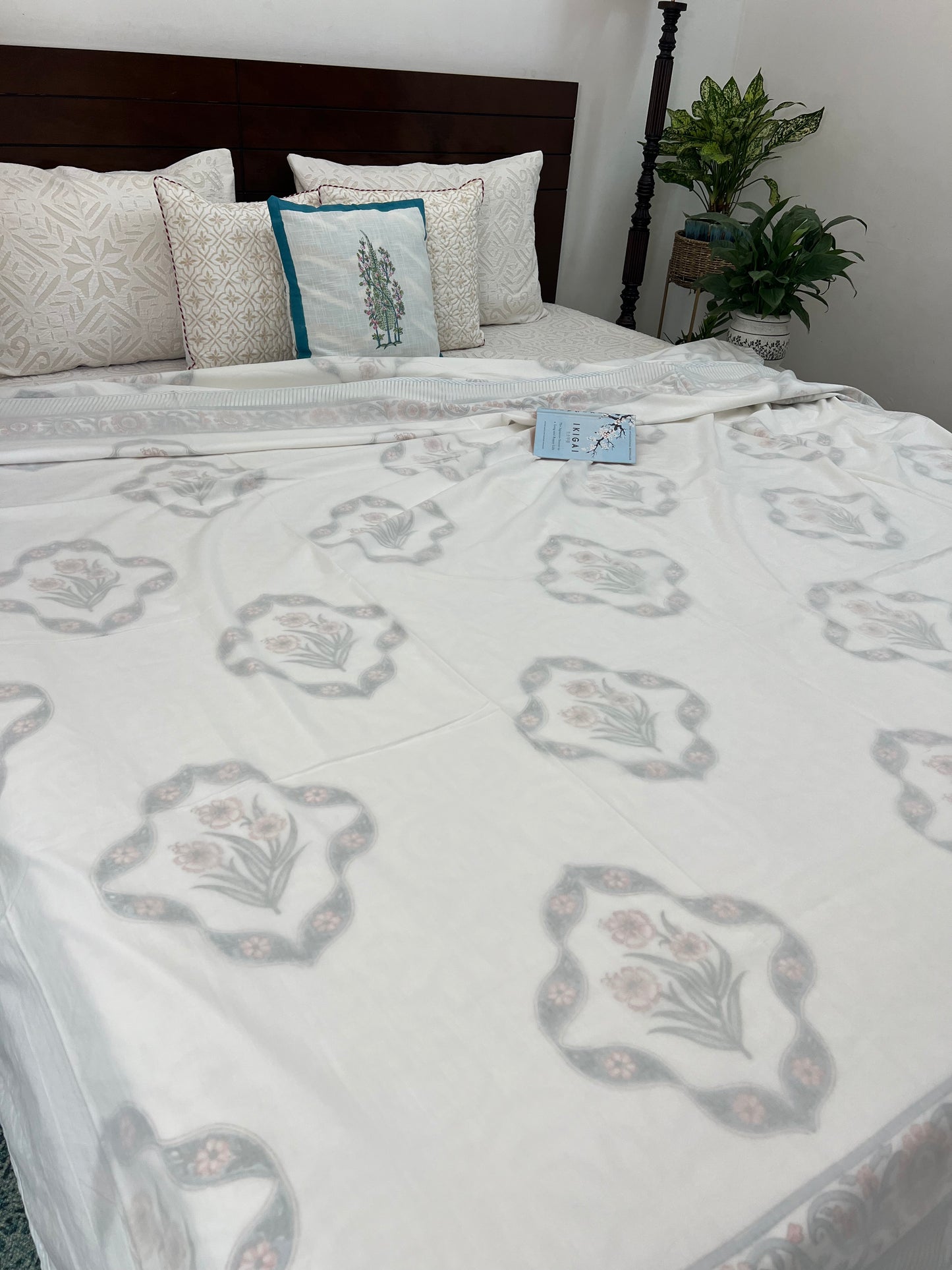 Hand Block Dohar | King Size | King Size | 90*108 Inches | Hidden Gem