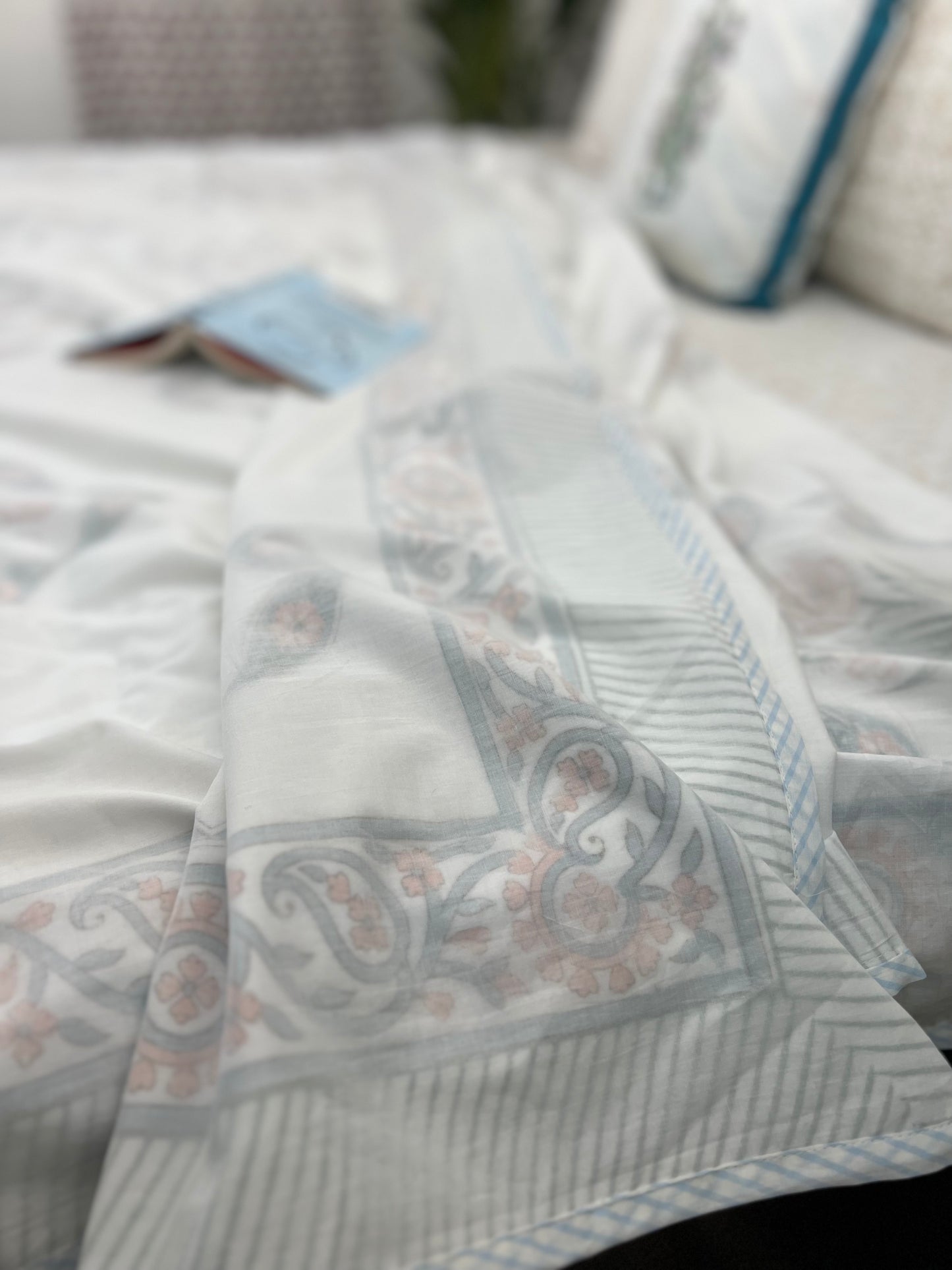 Hand Block Dohar | King Size | King Size | 90*108 Inches | Hidden Gem