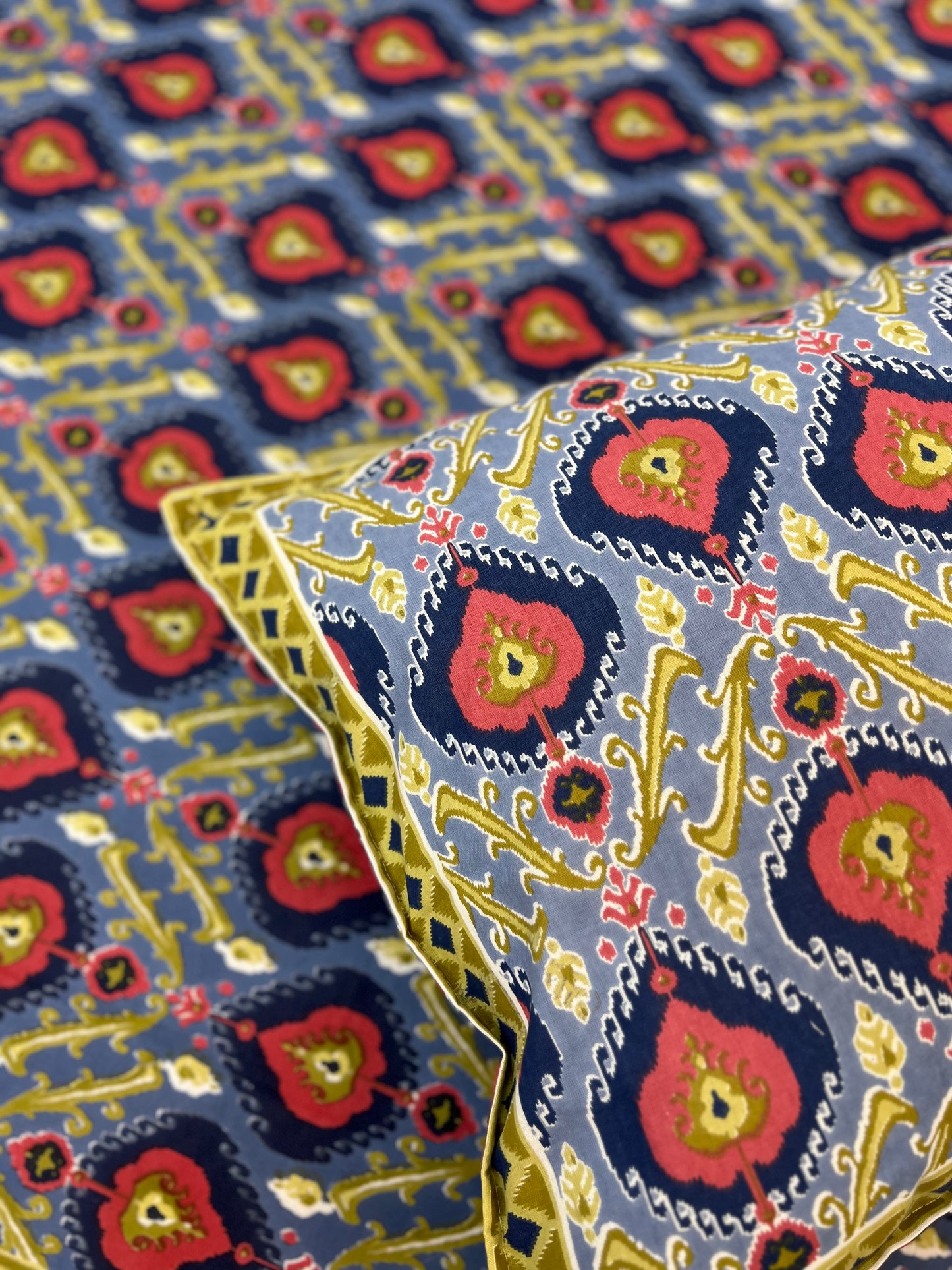 Single Size | 60*90 Inches | Blue Multicoloured with One Pillow Case