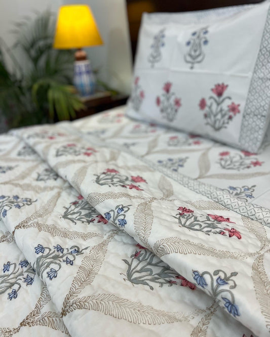 Bedding Set | Quilt With Bedsheet | Sunahari