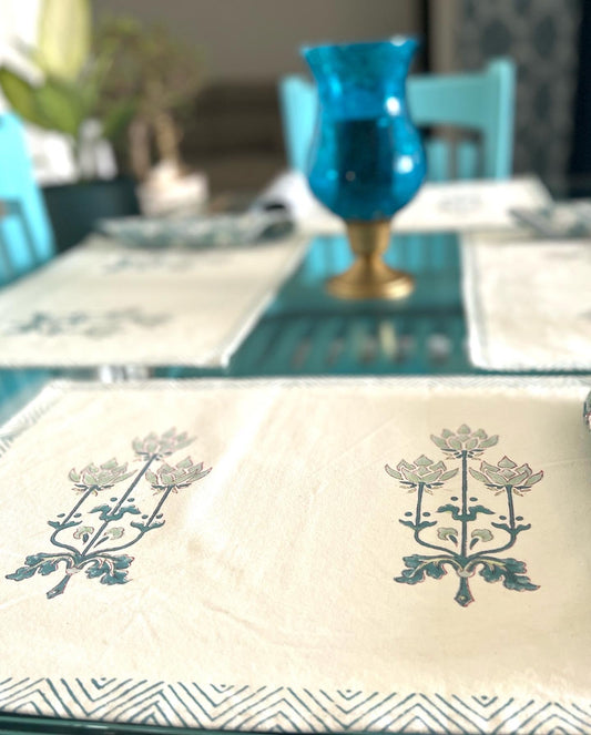 Table Runner | Mats & Napkins | 6 Seater| Canvas