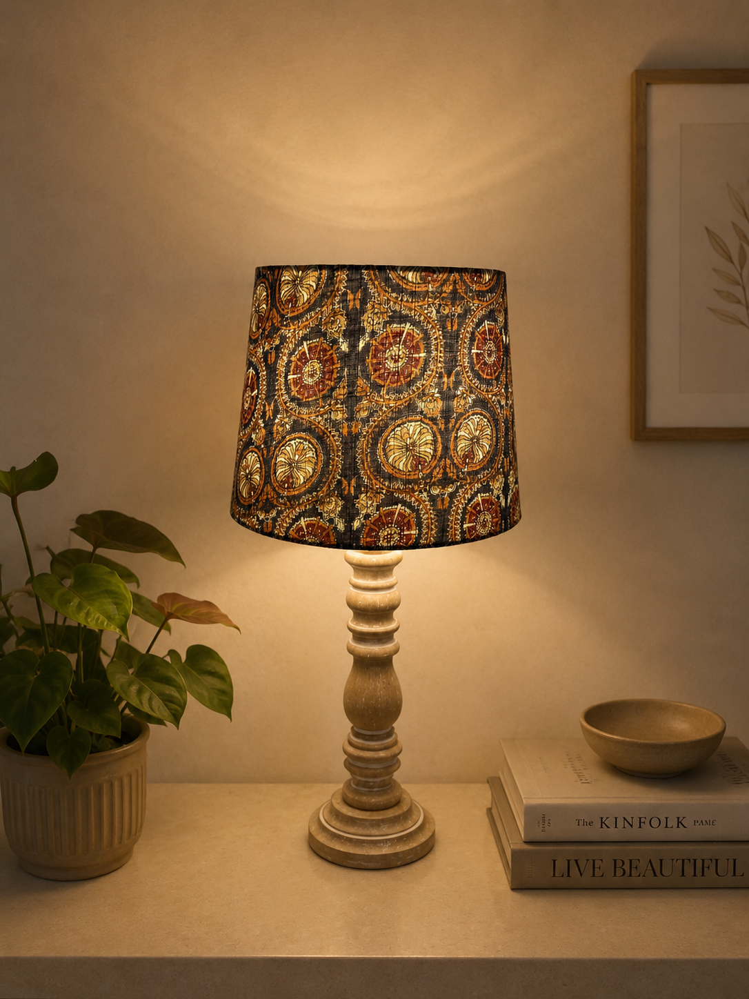 Just Lampshade - Ajrakh