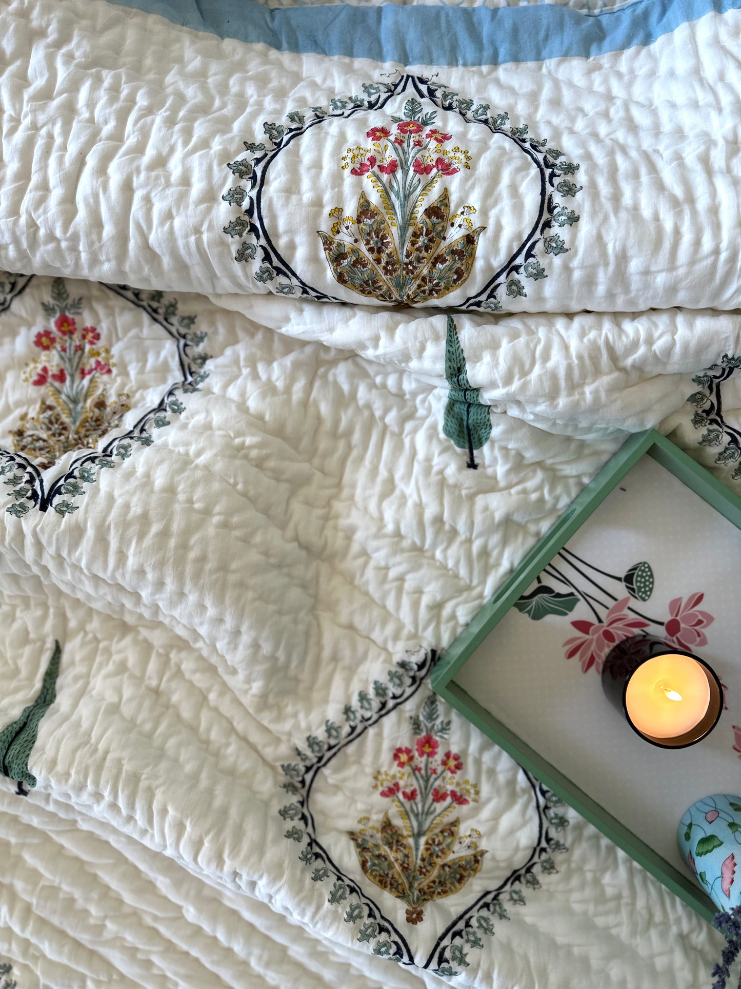 Reversible Hand Block Quilt | Muse