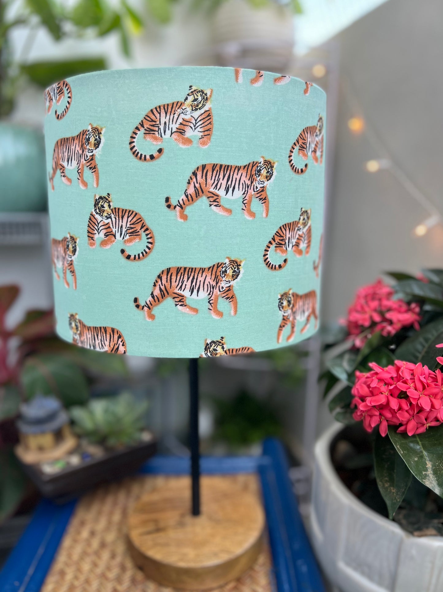Lamp - Jungle Theme - Tiger - Aqua