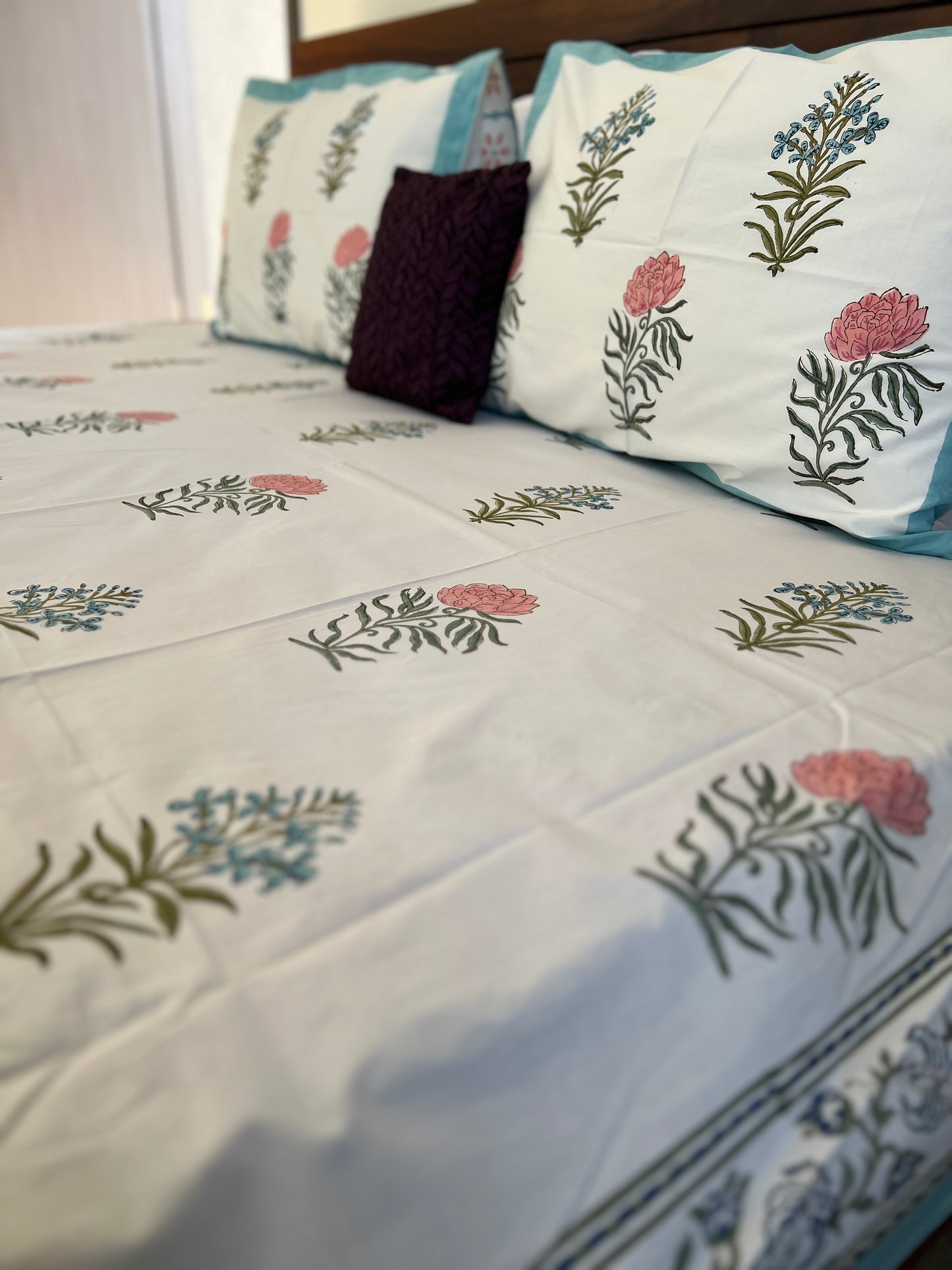 Utsav | Hand Block Bedsheet Set