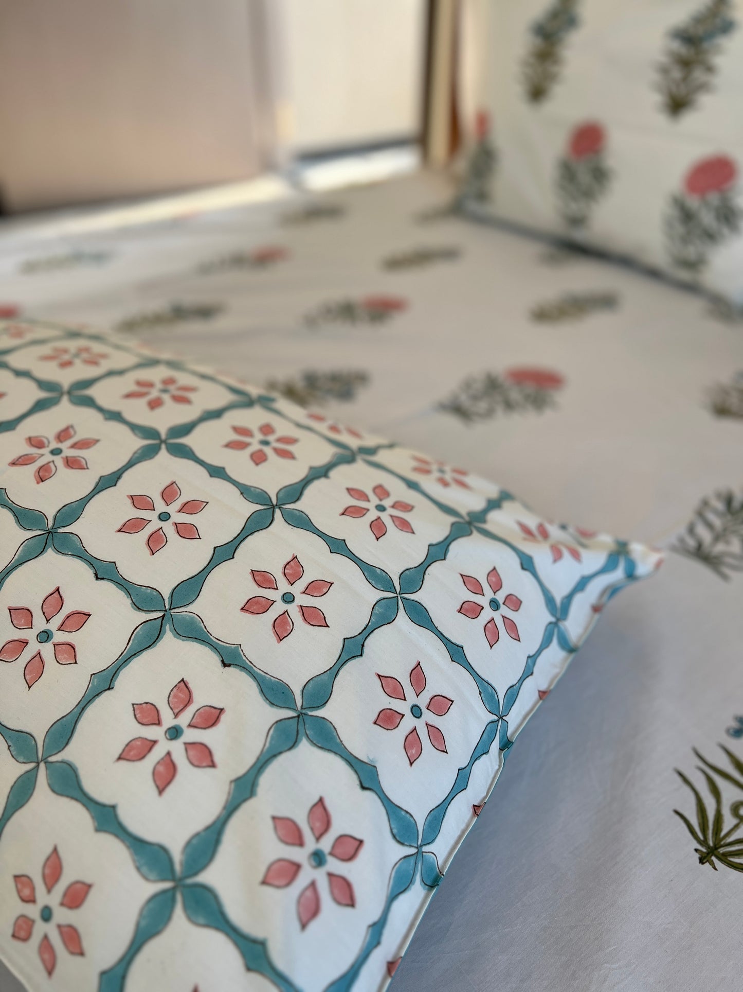 Utsav | Hand Block Bedsheet Set