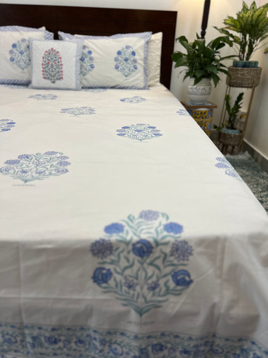 Neil | Hand Block Bedsheet