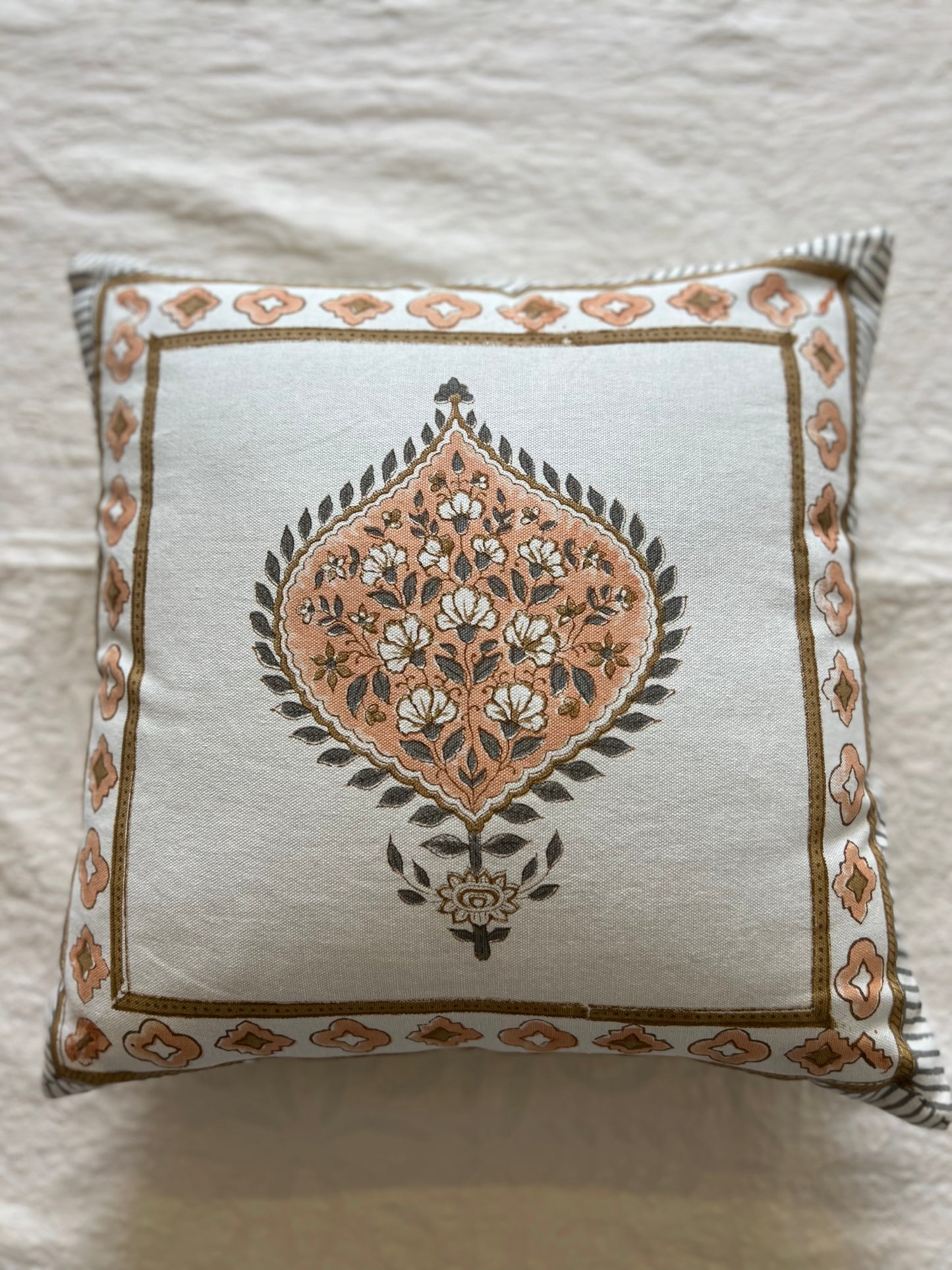 Canvas Cushion Cover | 16*16 Inches | Brush cush