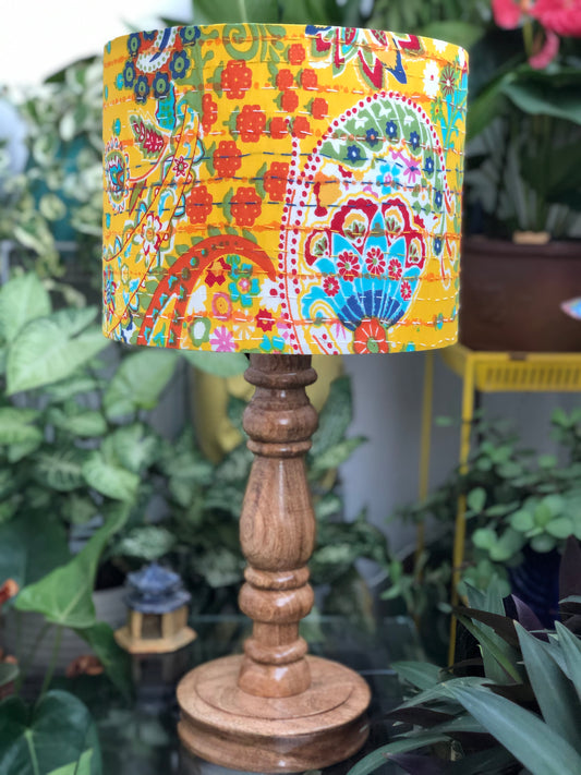 Lamp - Kantha | Dark Yellow