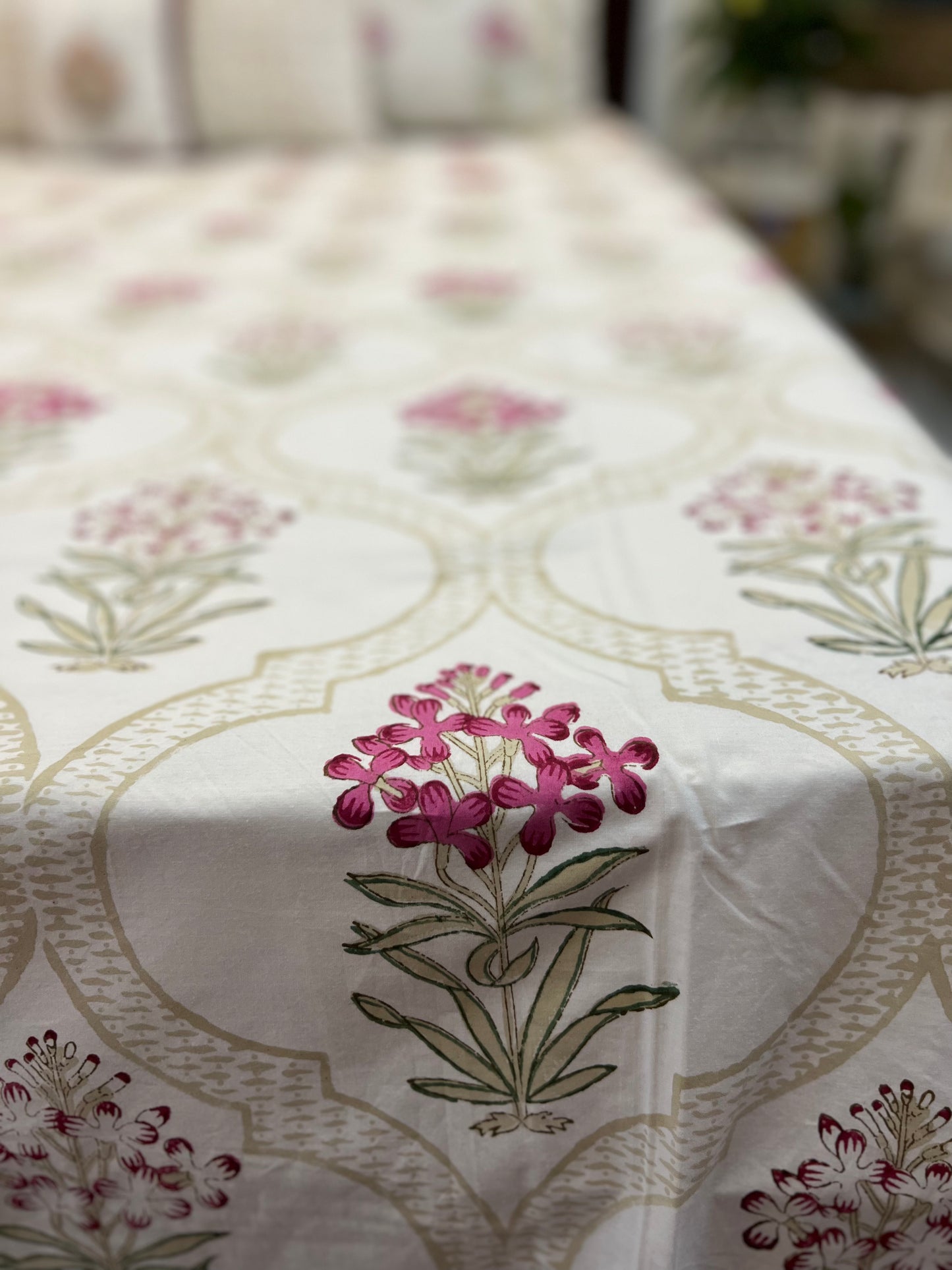 Mehrab | Hand Block Bedsheet