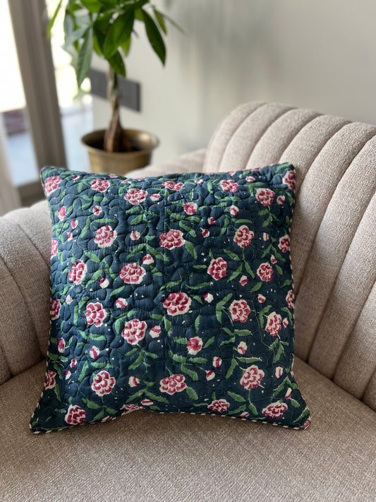 Pair | Quilted cushion Covers | 16*16 Inches | Fusion