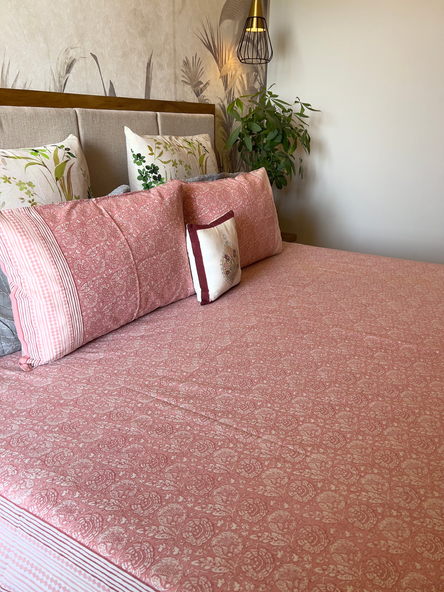 King Size | 90*108 Inches | Misty Rose
