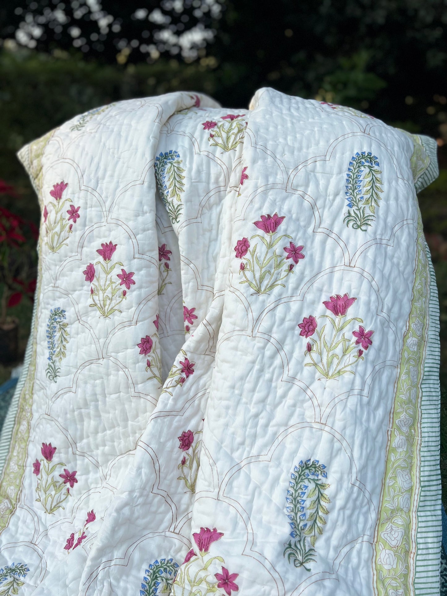 Reversible Hand Block Quilt | Earthen Nest