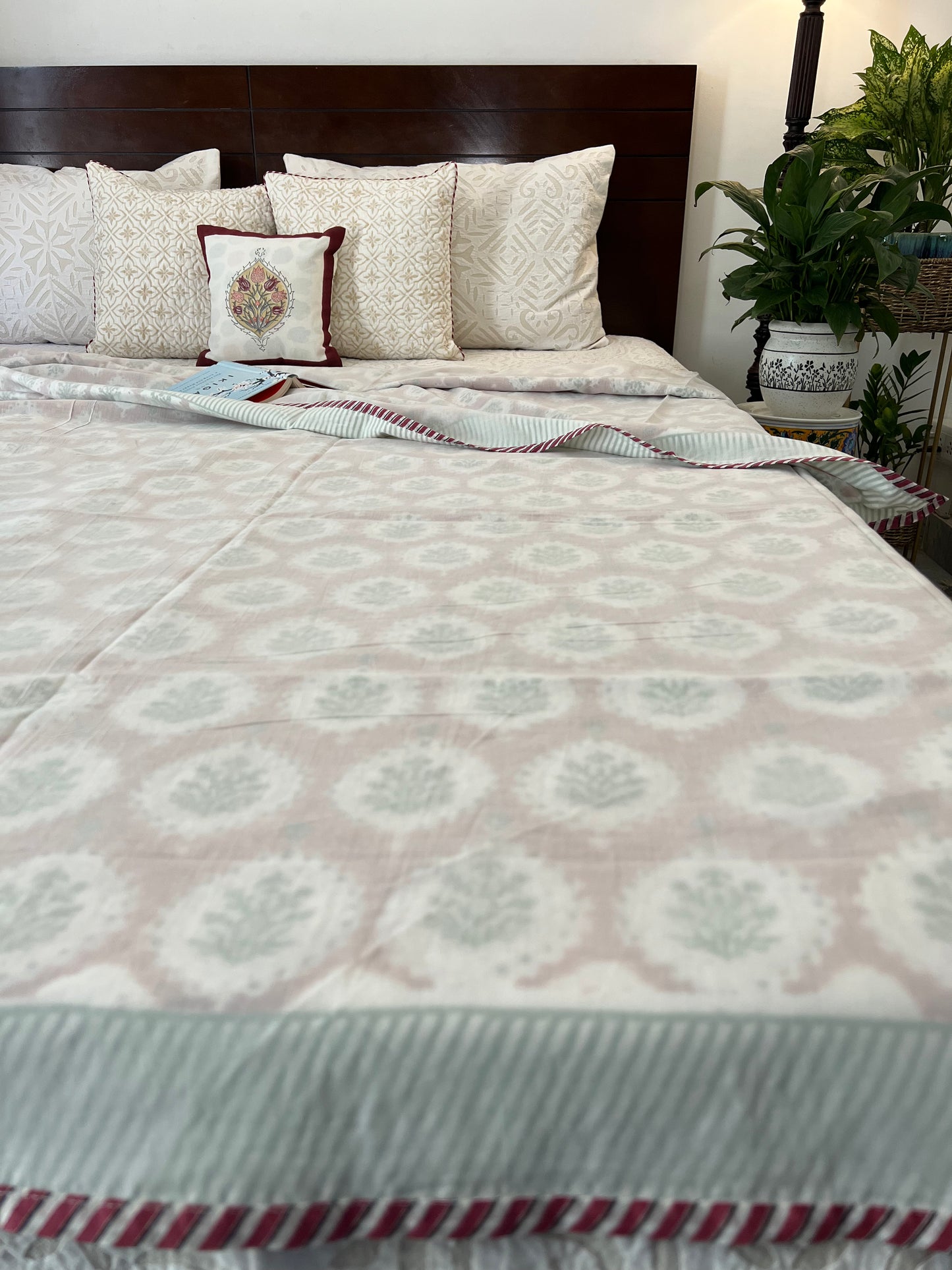 Hand Block Dohar | King Size | 90*108 Inches | The classic