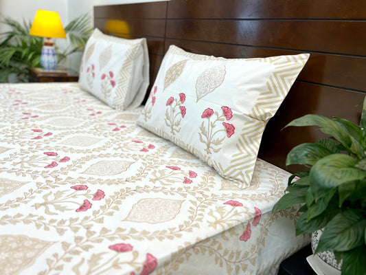 Jharokha | 300TC Bedsheet | 108*108 Inches